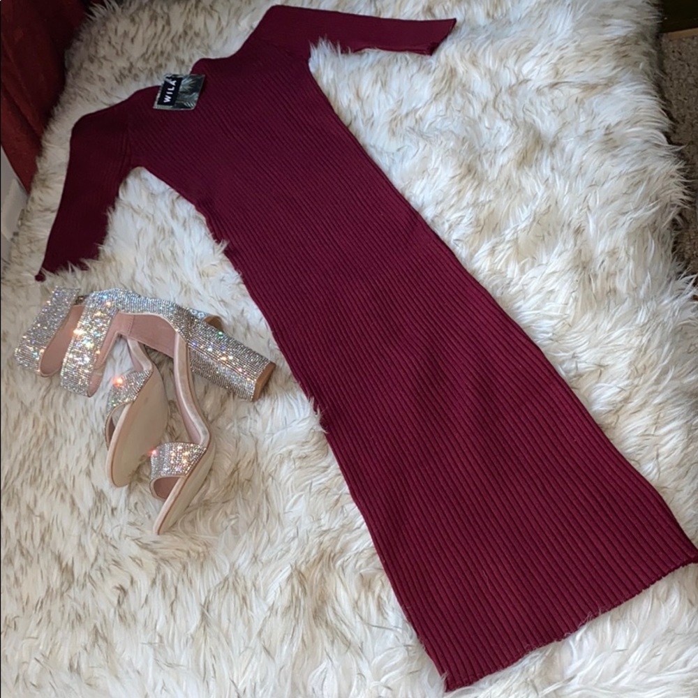 WILA off the shoulder bodycon Mini